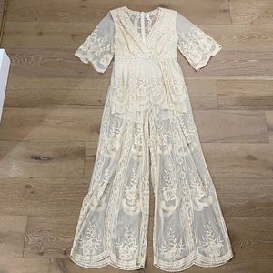 Lace Romper. Size Medium. Worn once!